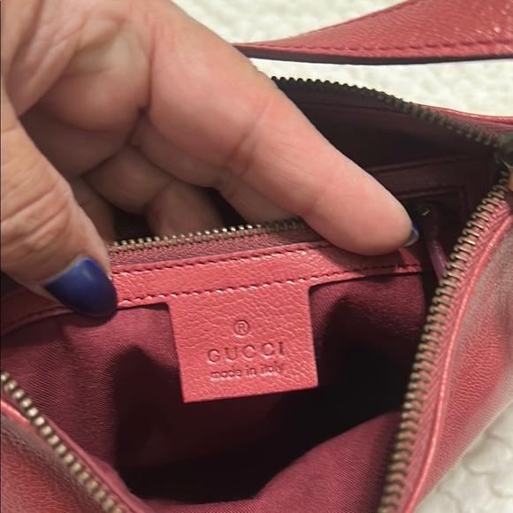Gucci pink  Leather Shoulder Bag - Picture 6 of 6
